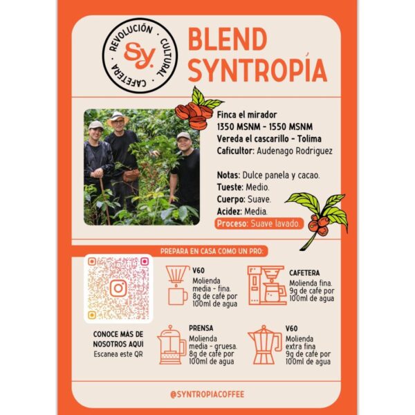 Café Especial Blend Lavado - Syntropia