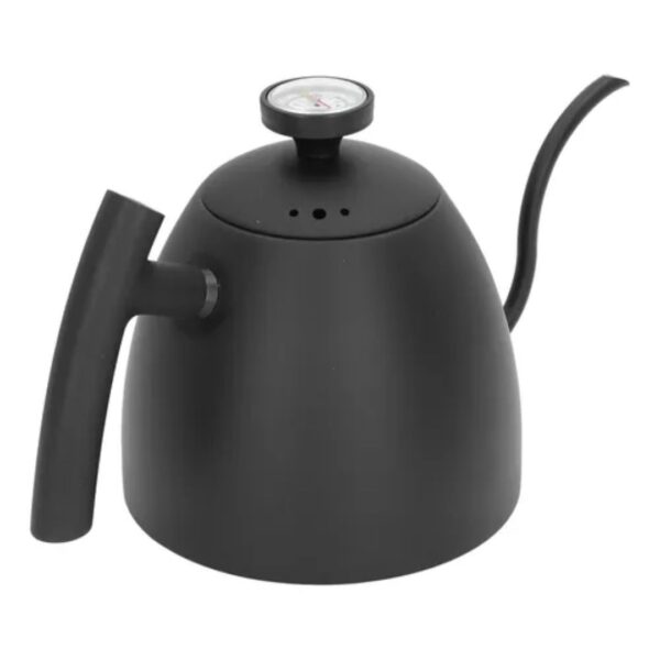 jarra cuello de ganso - Kettler Negra elegante con termómetro